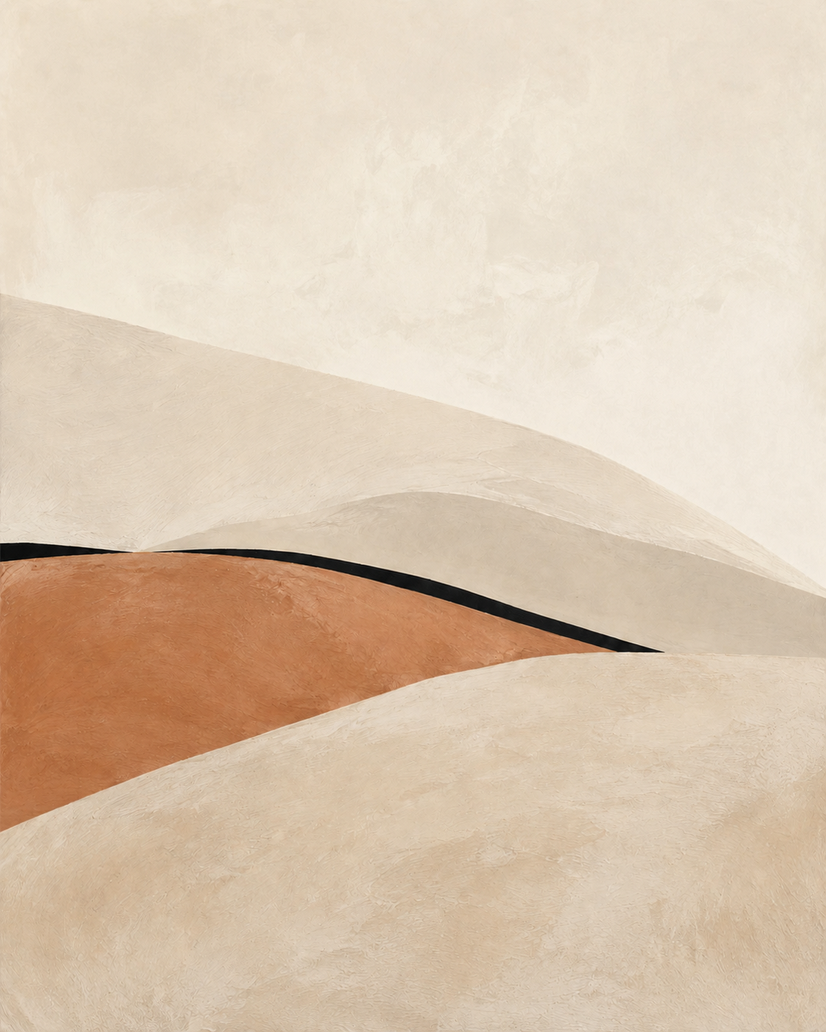 Dune Study abstract artwork from the Still Horizons collection