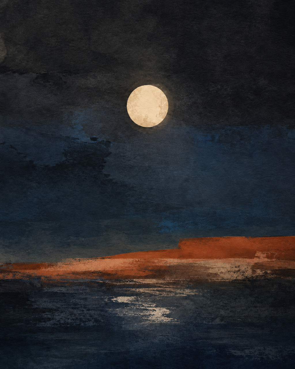 Night Coast abstract artwork